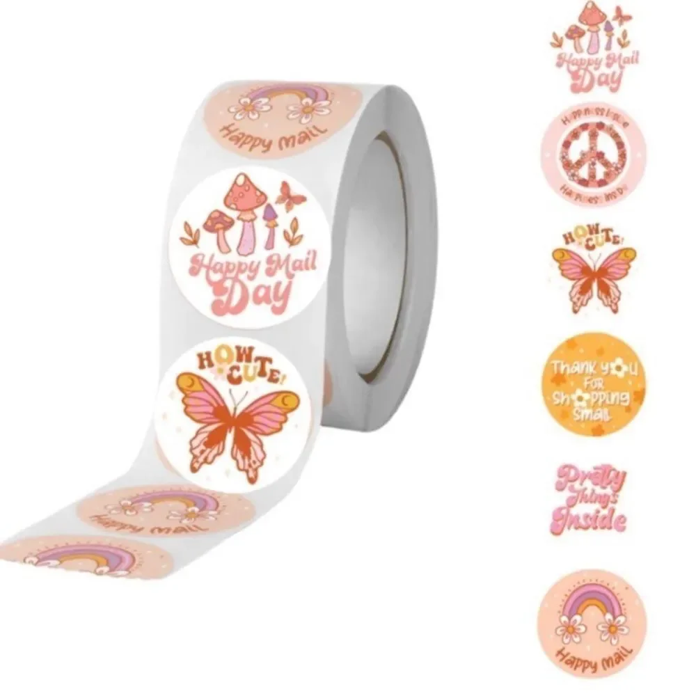Poly mailers tissue paper stickers
